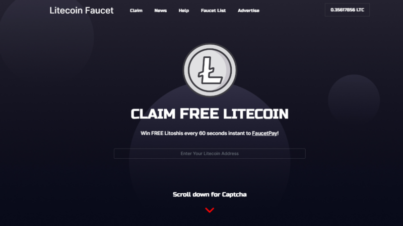 Free LTC Coin litecoinfaucet.com Review In 2024